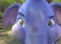 Modrý slon obrazok