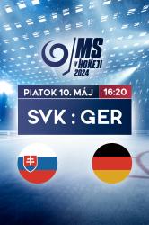 MS v hokeji 2024: Slovensko - Nemecko