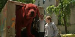 Velký červený pes Clifford obrazok