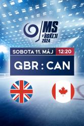 MS v hokeji 2024: Veľká Británia - Kanada