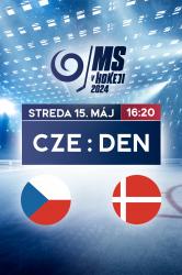 MS v hokeji 2024: Česko - Dánsko obrazok