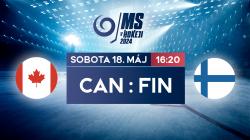 MS v hokeji 2024: Kanada - Fínsko