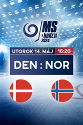 MS v hokeji 2024: Dánsko - Nórsko obrazok