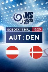 MS v hokeji 2024: Rakúsko - Dánsko