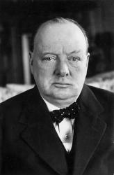 Winston Churchill obrazok