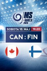 MS v hokeji 2024: Kanada - Fínsko obrazok